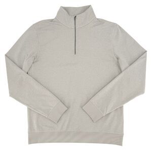 Vuori Men's Coronado Half Zip Ivory Heather Medium